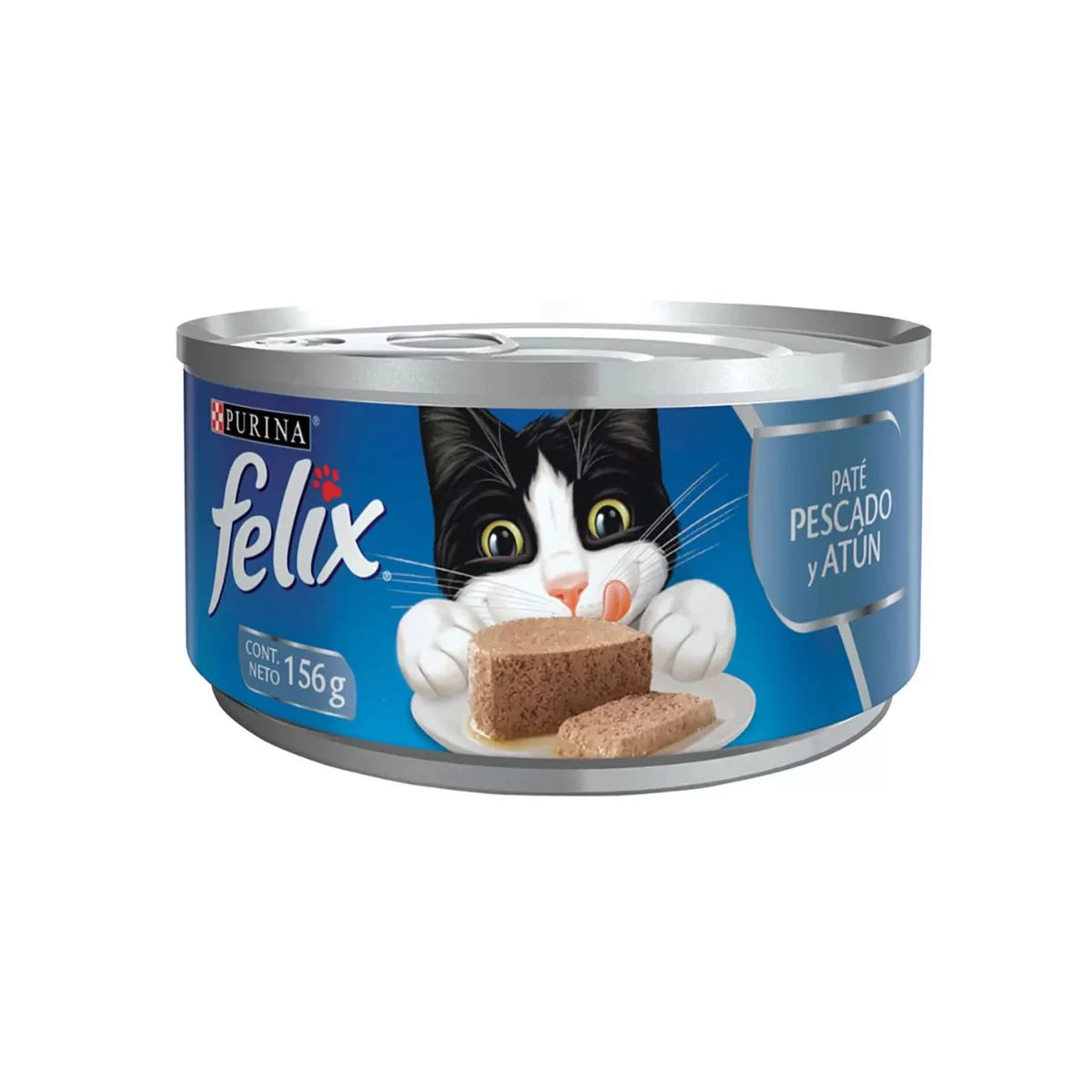 Purina Felix lata para gato paté de pescado y atún